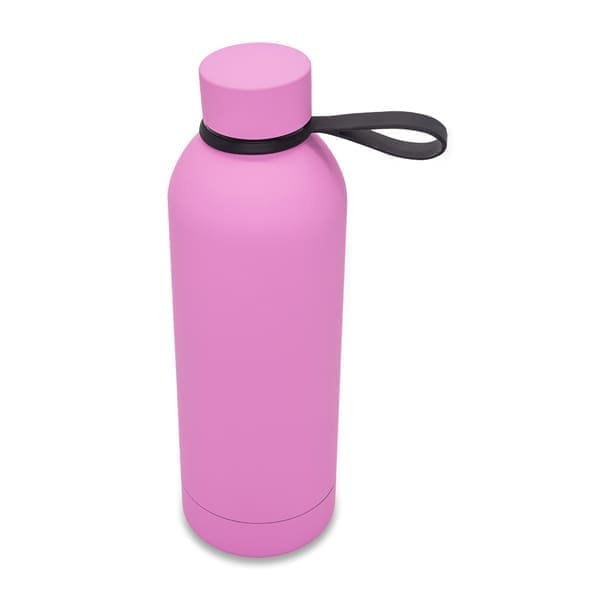 Butelka termiczna z uchwytem Mendoza Duo 500 ml, różowy